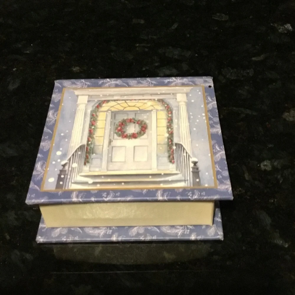 Festive Holiday Door‎ Coasters Set